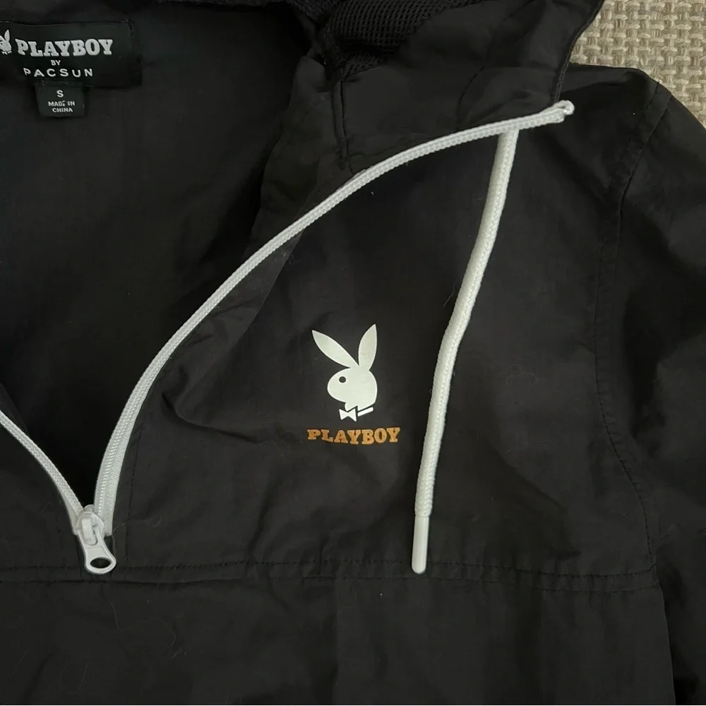 Pacsun x Playboy Quarter Zip Windbreaker Jacket